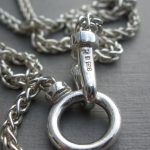 Torun Bulow Hube, for Georg Jensen, rock crystal silver pendant on a chain, #128, Denmark, circa 2010 SOLD - Image 7