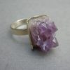 Magnus Maximus Designs, amethyst drusy silver ring, Edinburgh 1973-74 SOLD