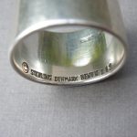 Bent Knudsen, silver ring, Denmark, 1968 London import mark SOLD - Image 2
