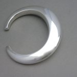 Georg Jensen, silver torque bangle, #291, Denmark, 1983 London import mark SOLD - Image 2