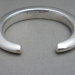 Georg Jensen, silver torque bangle, #291, Denmark, 1983 London import mark SOLD - Image 3