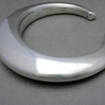 Georg Jensen, silver torque bangle, #291, Denmark, 1983 London import mark SOLD - Image 4