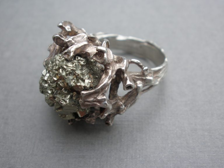 Guy Watson, iron pyrites set silver ring, London 1972SOLD – John Kelly ...