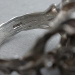 Guy Watson, iron pyrites set silver ring, London 1972SOLD - Image 5