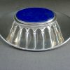 Rod Edwards, silver and lapis lazuli brooch, London 1963 SOLD