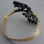 Hannu Ikonen, for Valo-Koru, bronze 'reindeer moss' torque bangle, Finland, circa 1970 SOLD - Image 4