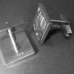 Jack Spencer, pair of silver cufflinks, Edinburgh 1975 SOLD - Image 2