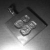 Jack Spencer, silver Sheffield bicentennial ingot pendant, Sheffield 1973 SOLD