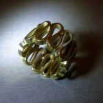 Jack Spencer, 9 carat gold 'Elizabethan' pattern ring, unmarked, Sheffield, circa 1973 SOLD - Image 2