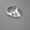 Torun Bulow-Hube, for Georg Jensen, silver Mobius ring, #148, Denmark, circa 1975 SOLD