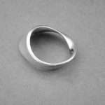 Torun Bulow-Hube, for Georg Jensen, silver Mobius ring, #148, Denmark, circa 1975 SOLD - Image 3