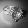 Anonymous, 835 standard silver and rock crystal ring, probably German, circa 1970 SOLD