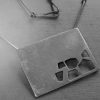 Graham Crimmins, an early silver pendant and chain, Edinburgh 1973-74 SOLD