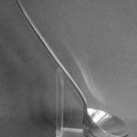Tias Eckhoff, for Georg Jensen, Cypres pattern sauce ladle, Denmark, London import marks for 1957 SOLD - Image 2