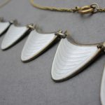 Albert Scharning, silver gilt and enamel necklace, Norway, 1960's SOLD - Image 2