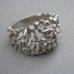 Graham Watling, cast silver ring, London 1978 SOLD - Image 2