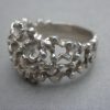 Graham Watling, cast silver ring, London 1978 SOLD