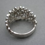 Graham Watling, cast silver ring, London 1978 SOLD - Image 3