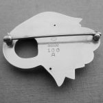 Georg Jensen, silver 'Tulip' brooch, #100A, Denmark SOLD - Image 2