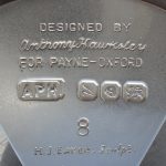 Anthony Hawksley, for Payne of Oxford, silver caddy spoon commemorating the centenary of the birth of the writer Edgar Wallace, #8, London 1975 SOLD - Image 4