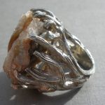 Albion Craft Company, substantial drusy quartz silver ring, London, circa 1972 SOLD - Image 4