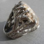 Albion Craft Company, substantial drusy quartz silver ring, London, circa 1972 SOLD - Image 2