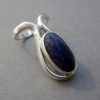 Guy Watson, sodalite set silver ring, London 1971 SOLD
