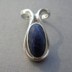 Guy Watson, sodalite set silver ring, London 1971 SOLD - Image 7
