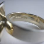 Elis Kauppi for Kupittaan Kulta, pale citrine set silver ring, Finland, circa 1970 SOLD - Image 6