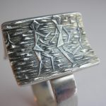 Elis Kauppi for Kupittaan Kulta, silver ring, Finland, circa 1965 SOLD - Image 3