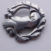 Kristian Mohl-Hansen for Georg Jensen, silver dove brooch, #123, Denmark, 1947 London marks SOLD