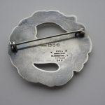 Kristian Mohl-Hansen for Georg Jensen, silver dove brooch, #123, Denmark, 1947 London marks SOLD - Image 2
