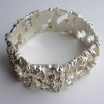Frank and Regine Juhls, silver Tundra bracelet, #750, Norway, designed circa 1967 SOLD - Image 2