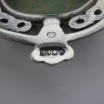 Robert Allison & Son (attributed) of Iona, large silver amazonite set Scottish plaid brooch, Glasgow 1953 SOLD - Image 3