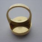 Jorgen Larsen, amethyst drusy 14 carat gold ring, Denmark, circa 1970 SOLD - Image 4