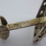 Unknown maker, pair of 9 carat gold cufflinks, 1971 London import mark, possibly German SOLD - Image 5