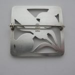 Arno Malinowski, for Georg Jensen, silver brooch, #250, Denmark SOLD - Image 2