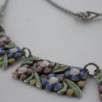 Bernard Instone (attributed), enamel and silver necklace, Birmingham, circa SOLD - Image 3