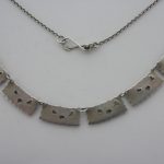 Bernard Instone (attributed), enamel and silver necklace, Birmingham, circa SOLD - Image 4