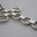 Hedbergs Guld, modernist silver cross pendant, Sweden, 1973 SOLD - Image 2