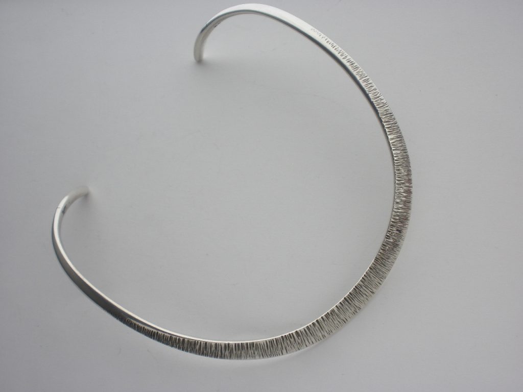 ﻿Stigbert﻿, silver torque neck ring, Sweden, 1987 SOLD – John Kelly 1880+