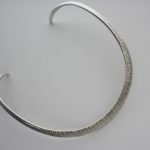 ﻿Stigbert﻿, silver torque neck ring, Sweden, 1987 SOLD - Image 3