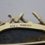 Cropp & Farr, a 9 carat gold amethyst drusy brooch, Birmingham 1970 SOLD - Image 3