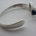 Bjorn Weckström for Lapponia, silver and acrylic 'Salamander' bangle, Finland, 1975 SOLD - Image 4