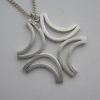Unknown maker, an Irish pendant on chain, Dublin 1973 SOLD - Image 2