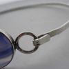 Daedalus Ltd, agate set silver neck ring, London 1971 SOLD - Image 4