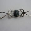 JB (maker untraced), bloodstone set silver choker necklace, London 1973 SOLD - Image 2
