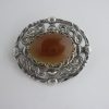 Robert Allison & Son (attributed) of Iona, a silver agate set Scottish plaid brooch, Glasgow 1953 SOLD