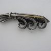 Gladys and Charles Mumford, silver spray brooch, Falmouth, circa 1960 SOLD - Image 2