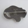 Georg Jensen, silver tulip brooch, #100B, Denmark, 1995 London import mark SOLD - Image 2